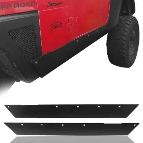 Hooke Road 414738788406 Fit For 1997-2006 Wrangler Jeep Tj Rock Sliders Armour Guard Without Step 2pcs