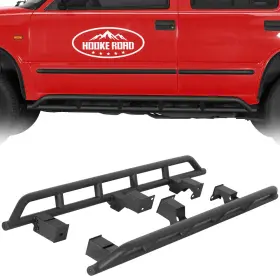 Hooke Road 735366284398 Tube Slider Rocker Guards Side Step Nerf Bar Fit 1995-2005 Chevy S10 Blazer 4-dr