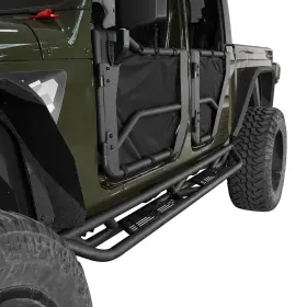 Hooke Road 752058092109 Gladiator Rock Slider Side Step Nerf Rails Running Board Fit Jeep Jt 2020-2023 #3