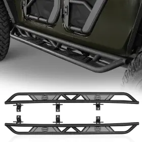 Hooke Road 752058092109 Gladiator Rock Slider Side Step Nerf Rails Running Board Fit Jeep Jt 2020-2023