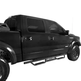 Hooke Road 782950223011 Pair Black Wide Drop Side Steps Running Board For Ford F-150 Super Crew 09-14 #2