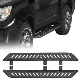 Hooke Road 797034996323 2pcs Steel Non-slip Nerf Side Step Bars Running Board Fit 2010-2023 Lexus Gx460