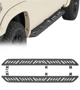 Hooke Road 797034998129 2pcs Side Step Nerf Bar Running Board Steel For Toyota Tundra Crewmax 2007-2021