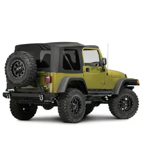 Bxg.1000 Hooke Road Body Side Step Armour Rock Sliders Running Board For 1997-2006 Jeep Wrangler Tj #3