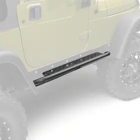 Bxg.1000 Hooke Road Body Side Step Armour Rock Sliders Running Board For 1997-2006 Jeep Wrangler Tj