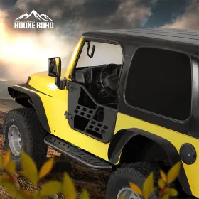 Bxg.1037-s Hooke Road Fit 97-06 Jeep Wrangler Tj Tubular Side Step Nerf Bar Run Board Rocker Slider