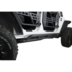 Bxg.2012 Hooke Road 2x Steel Side Steps Nerf Bars Running Board Fit 2007-2018 Jeep Wrangler Jk 4door #2