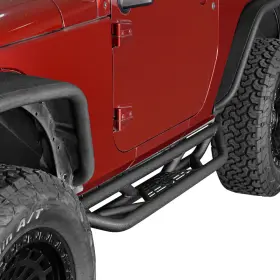 Bxg.2087 Hooke Road Rugged Off-road Steel Nerf Side Step With Since 1941 Fit Jeep Wrangler Jk 2007-2018 #3