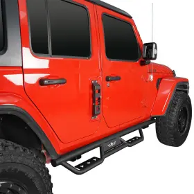 Bxg.3005-1 Hooke Road Steel Side Step Nerf Bar Running Board For 18-24 Jeep Wrangler Jl 4dr #3
