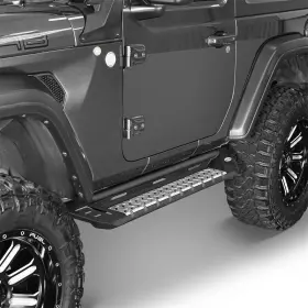 Bxg.3051 Hooke Road Stainless Steel Running Board Side Step Nerf Bars For Jeep Wrangler Jl 18-24 2dr #2