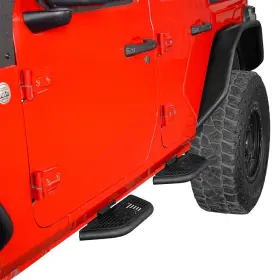 Bxg.3059-s Hooke Road Front And Rear Door Side Hoop Steps Kit Running Boards For Jeep Wrangler Jl 18-25 #2