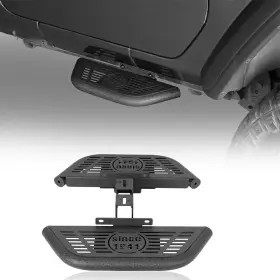 Bxg.3060-s Hooke Road Fit 2-door Jeep Wrangler Jl 18-24 Side Hoop Step Nerf Bar Running Board Steel
