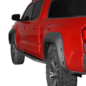 Bxg.4216-s Hooke Road Pair Tube Slider Rocker Guards Fit Toyota Tacoma Double Cab 2016-2023 #2
