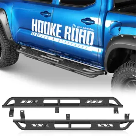 Bxg.4218-s Hooke Road Non-slip Step Pad Nerf Side Bars Running Boards For 2005-2023 Toyota Tacoma