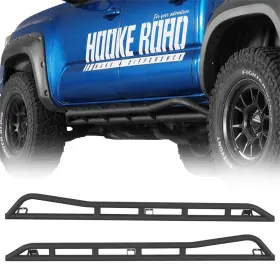 Hooke Road Bxg.4237-s Rock Slider Nerf Bar Step Rail Rocker Guards Fit Toyota Tacoma Double Cab 05-23