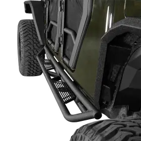 Bxg.7000 Hooke Road 2 Tubular Steel Side Step Running Board Nerf Bar For 2020-2024 Jeep Gladiator Jt