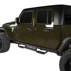 Bxg.7001-1s Hooke Road 2pc 6.9 Inch Drop Down Side Step Bars Running Boards For Jeep Gladiator Jt 2020-2024 #3