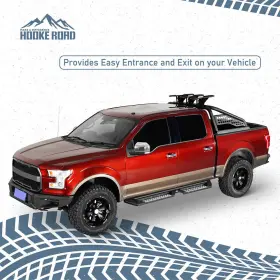 Bxg.8285 Hooke Road Fit 2015-24 Ford F-150 And 17-24 F-250 F-350 Nerf Side Step Bar Running Board