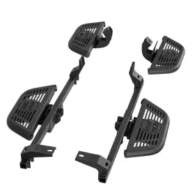 Bxg.8930-s Hooke Road Texture Black Side Hoop Steps With Since 1966 Logo Fit Ford Bronco 2021-2024 4-door #3