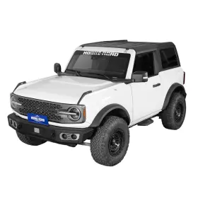 Bxg.8931-s Hooke Road 2x Side Hoop Steps Kit With Since 1966 Fit Ford Bronco 2021 2022 2023 2024 2-door #3