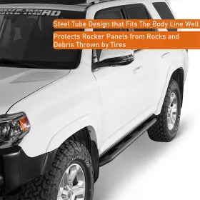 Bxg.9801-s Hooke Road Fit 2010-2024 Toyota 4runner 2pcs Tubular Slider Nerf Side Step Bar Rocker Guard #3