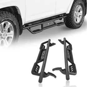 Hooke Road Bxg.9802-s For 2010-2024 Toyota 4runner Side Steps Running Board Nerf Bars Heavy-duty Steel