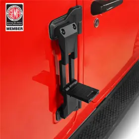 Mmr.20140 Hooke Road Pair Non-slip Foldable Aluminum Door Hinge Step For 07-23 Jeep Wrangler Jk Jl #2