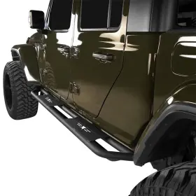 Qp.bxg-902 Hooke Road Fit For Jeep Gladiator Jt 20-24 Pickup 4 Door Textured Black Side Steps Tubular #3