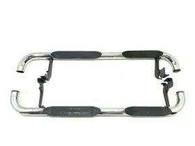 122.265707 Hummer Running Board Left And Right Pair Chrome Fits 2006-2010 H3 78114