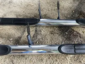 88962008 Hummer 2003-2009 H2 Left And Right Side Running Board Step Nerf Bar Chrome Set #3
