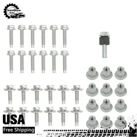 Iga5001787 Ironglow Auto New Tubular Side Step Hardware Kit For 2013 2014-2019 Ram 1500 2500 3500