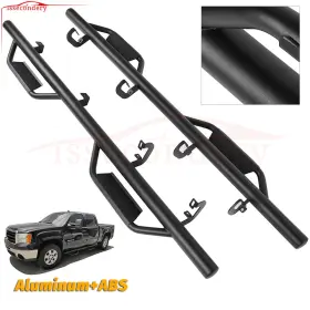 11622862 Issecondery 2pcs Fits 07-18 Chevy Silverado Sierra 1500 Nerf Bars Running Board Side Step