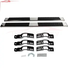 11629475 Issecondery Running Board Nerf Bars Fits 2007-2021 Toyota Tundra Crew Cab Side Steps Lh Rh