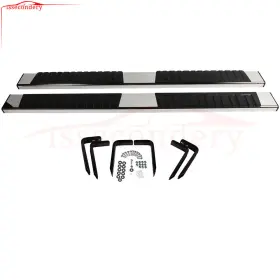 11629479 Issecondery Running Board Fits 2005-2024 Nissan Frontier Crew Cab Nerf Bars Stainless Steel