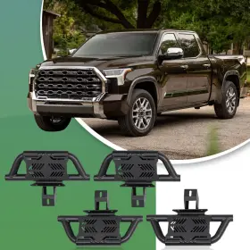 C1541v33 Its 4x Side Steps For 2022-2025 Toyota Tundra Crewmax Cab 6.7 Inch Running Boards