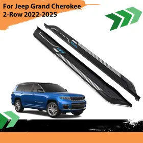 Dq2r2200sw00tb00 Itspicka Running Boards For 2022-2025 Jeep Grand Cherokee 2-row Aluminium Side Steps