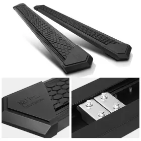 Ko67735s J2 Engineering 8 Inch Black Ss Running Board Side Step Bar For 19-21 Silverado/sierra Crew Cab #2