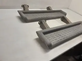 122.am8503 Jeep Tj Wrangler Oem 2door Side Step Running Boards 2001-2006 136205 #2