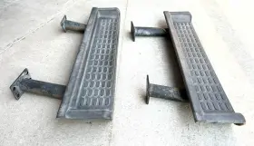 122.am8598 Jeep Tj Wrangler Oem Side Step Running Boards 1997 1998 1999 2000 #3