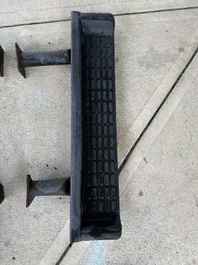 55175158 Jeep 97-00 Wrangler Tj Running Boards Both Black Side Steps Oem Rhino Lined #3