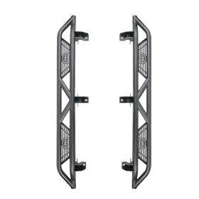 Bxg.3003-bs Jeep Hooke Road Tube Side Steps Running Boards With Inch 1941 Logo 2018-26 Wrangler