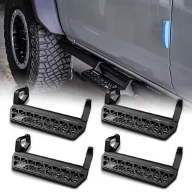 Sjy-us-sp-00204 Jusnbasr 4 Pcs Cnc Machining Running Boards Side Steps Heavy-duty Compatible With 2021