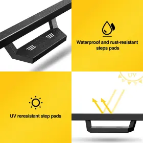 Adv181887 Kac 2pcs Running Board Bars For Ram 1500 Crew Cab Pickup 2019-2023 Only Fit New Body #3