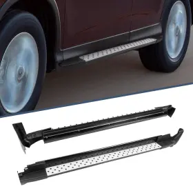 Sup654334 Kac 2pcs Running Boards For 2007-2011 Honda Crv Cr-v Nerf Bars Side Steps Aluminum