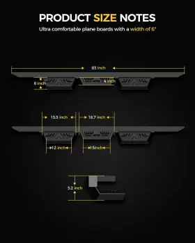 Xia194563 Kac Running Boards For 09-2014 Ford F150 Supercrew Cab Side Steps Nerf Bars Kyx #3