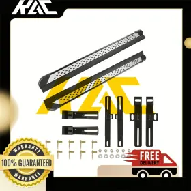 Zon170522 Kac Running Boards For 2011-2021 Jeep Grand Cherokee Aluminum Alloy With Hardware