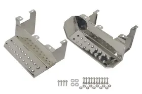 30432 Kentrol For Jeep Cj7/yj Side Steps Pair 76-95 Cj7 Wrangler Yj Polished Silver