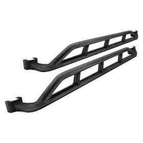 Fb21096 Kentrol/fishbone Offroad - Twin Tube Design Black Rocker Guards