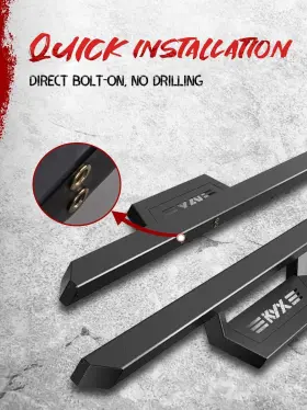405334 Kyx Running Boards Side Steps Bar Kit For 07-2018 Chevy Silverado Gmc Sierra 1500 #2