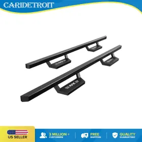 405334 Kyx Running Boards Side Steps Bar Kit For 07-2018 Chevy Silverado Gmc Sierra 1500